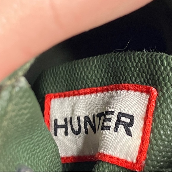 Hunter black dipped lace up boots waterproof rain boots women’s size 8.5 trendy - Picture 9 of 11